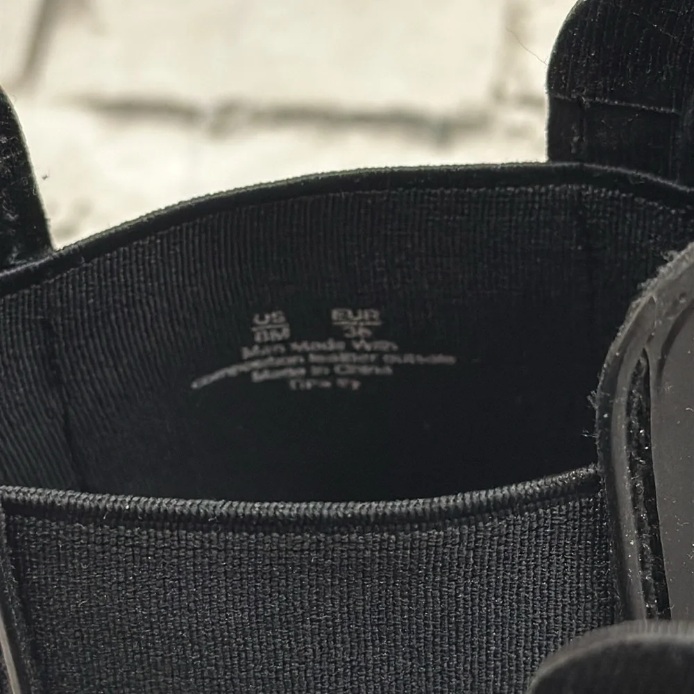 Sam Edelman Black Chelsea Rain Boot